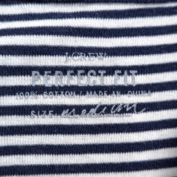 J Crew Women’s Long Sleeve Shirt Cotton Size Small White Nautical Prep - Picture 10 of 10